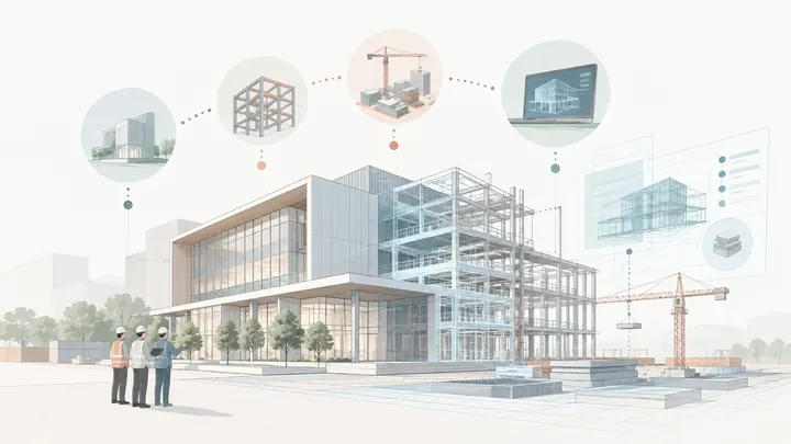 案例一：建築生命週期資訊管理示意